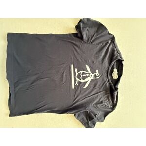 penguin shirt men Small Black With White Whiting